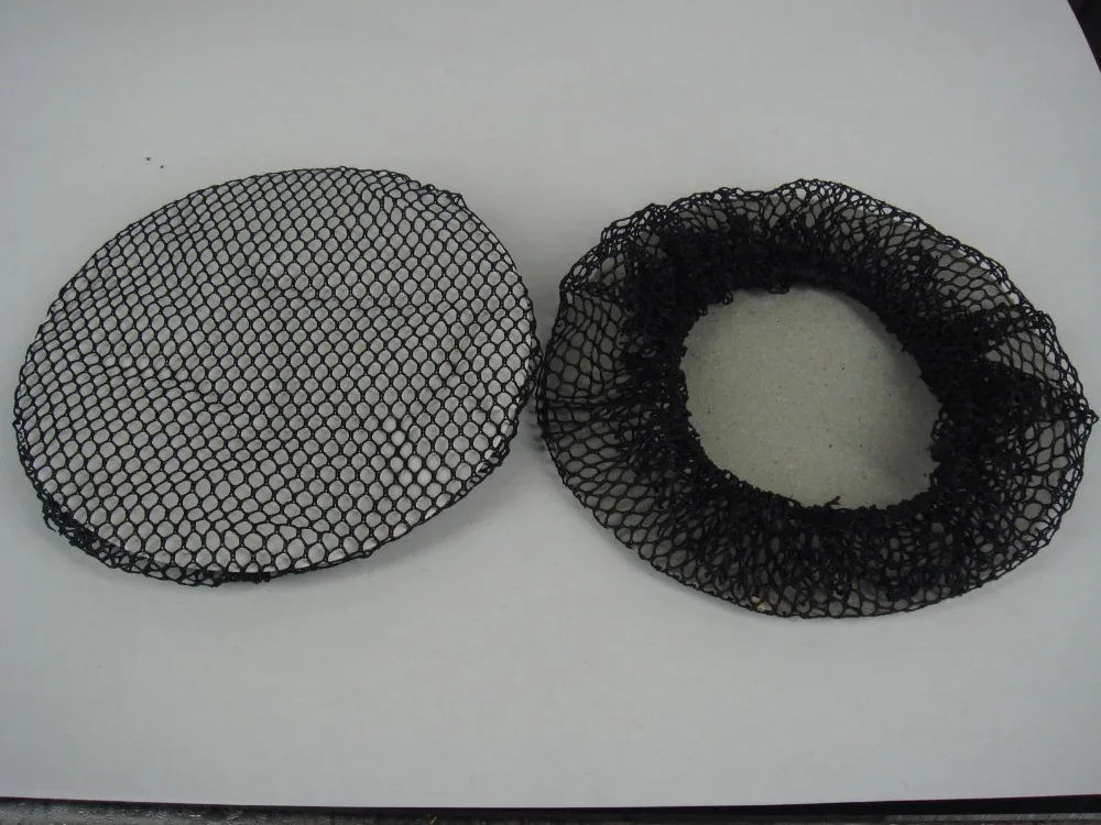 10PCS Bun Cover Snood Hair Net Ballet Dance Skating Croche Black Color SP-08