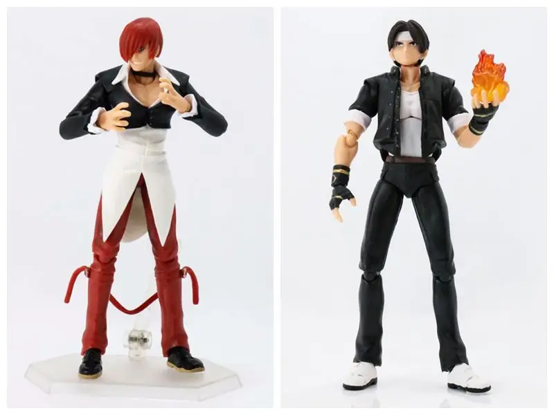 

Free Shipping figma SP 094 095 KOF98UM The King of Fighters '98 Ultimate Match Kyo Kusanagi Iori Yagami Action Figure Toy model