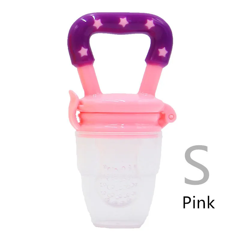Pink S Уход за полостью рта 4-12 м 1 шт. детский грызунок для девочки Соска-фрукт еда Mordedor укус Силиконовые Прорезыватели безопасность Фидер укус еда соска Прорезыватель - Цвет: Pink S