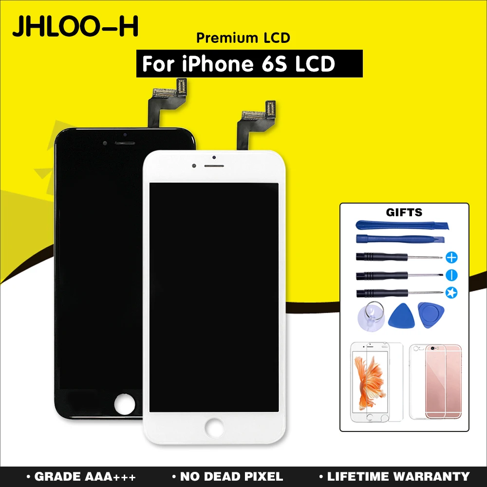 

10PCS/LOT For iPhone 6S LCD With Touch Screen Digitizer Assembly Display Replacement For iPhone 6G 6S Display No Dead Pixel