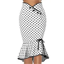 Женская юбка, высокая талия, шнуровка, макси, Русалка, юбки с оборками, эластичная юбка с принтом, женская мода, повседневные юбки с высокой талией, новинка