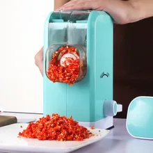 Кухонная многофункциональная ручная мясорубка бытовая мясорубка машина для смешивания 6 лезвий модель ножа дизайн резки