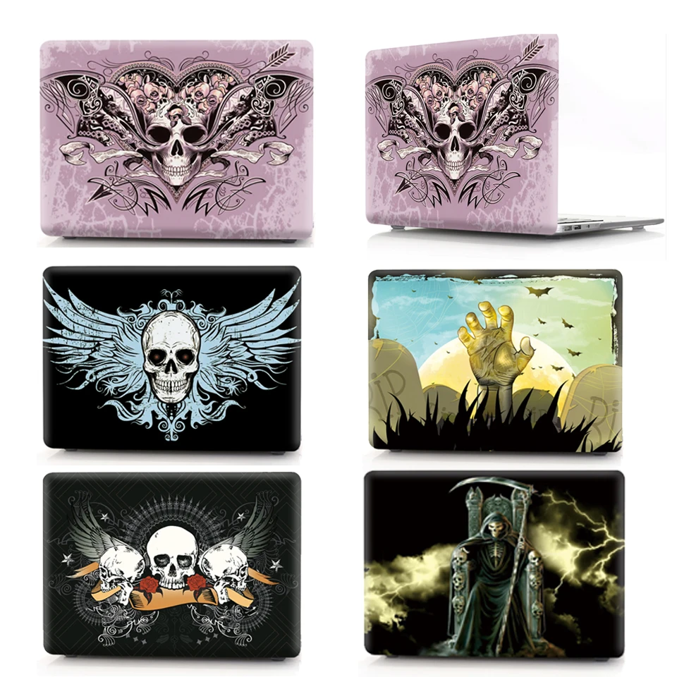 Halloween Laptop Cover For MacBook Pro new 13 15 2018 Cover A1708 A1989 A1990 Cartoon Hard PC for mac book Pro 13 15 2017 Cover 