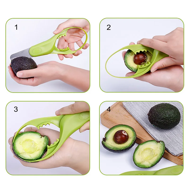 

Avocado Slicer Fruit Cutter Gadgets Cooking Tools Knife Corer Pulp Separator Shea Butter Knife Kitchen Helper Accessories