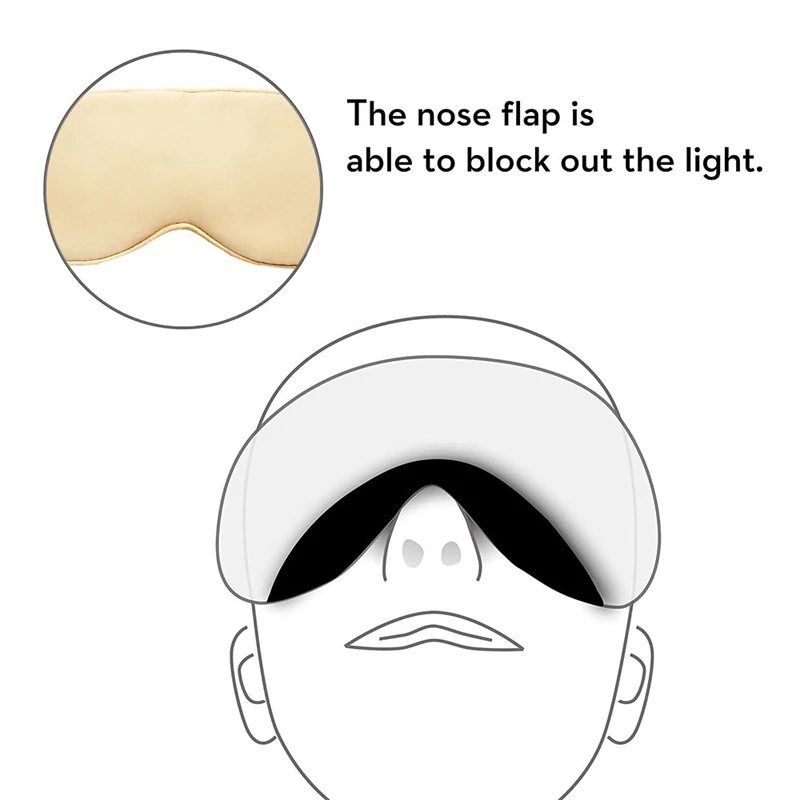 Натуральная высококлассная шелковая маска для сна тутового шелкопряда, повязка на глаза для путешествий, расслабляющая повязка для сна 19 Momme