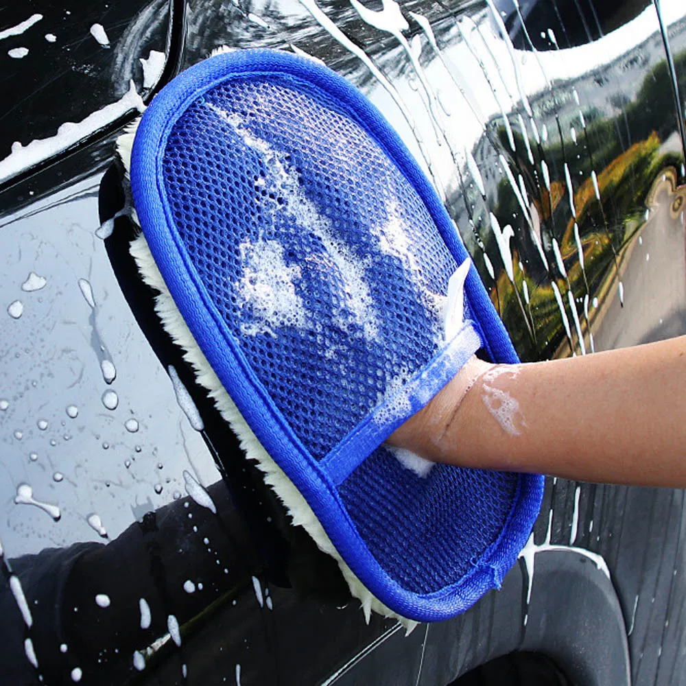 CARPRIE автомобиль Стайлинг Шерсть мягкие перчатки для мытья автомобиля щетка для чистки мотоциклетная шайба#30
