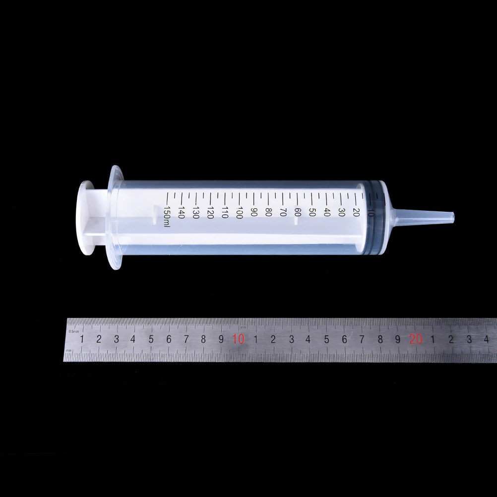1 шт. 21 см X 4,3 см клизма шприц анальный очистки 150 мл измерения простые инструменты для женщины