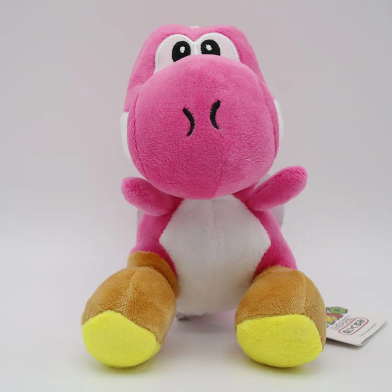 Super Mario Bros Yoshi Plush Toys Cute Yoshi Dragon  Soft Stuffed Dolls Brinquedos 16cm 10pcslot  (8)
