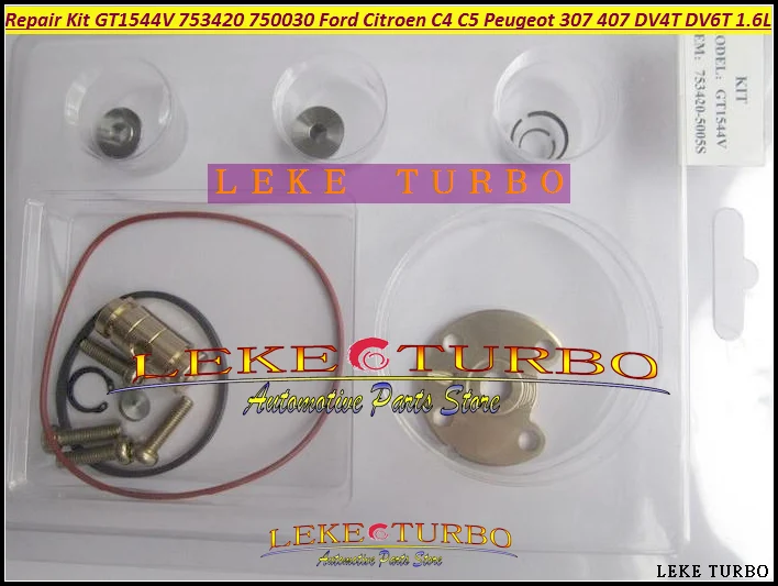 Turbo Repair Kit rebuild GT1544V 753420 753420-0002 750030-0002 Turbocharger For FORD C-Max Citroen C4 C5 Mazda3 Peugeot 307 407 S40 DV4T DV6T 1.6L (3)