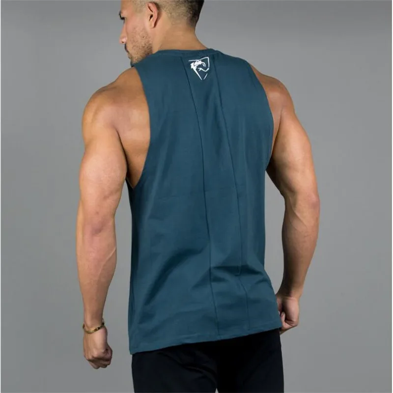 ALPHALETE мужские майки для бодибилдинга топы тренажерных залов хлопковые без