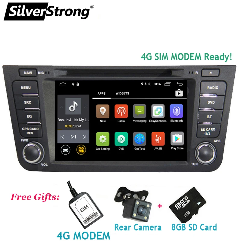 

SilverStrong 2Din Android9.1 4G SIM Internet Car DVD For Geely Emgrand X7 GX7 With 4G Modem phone call message on car dvd screen