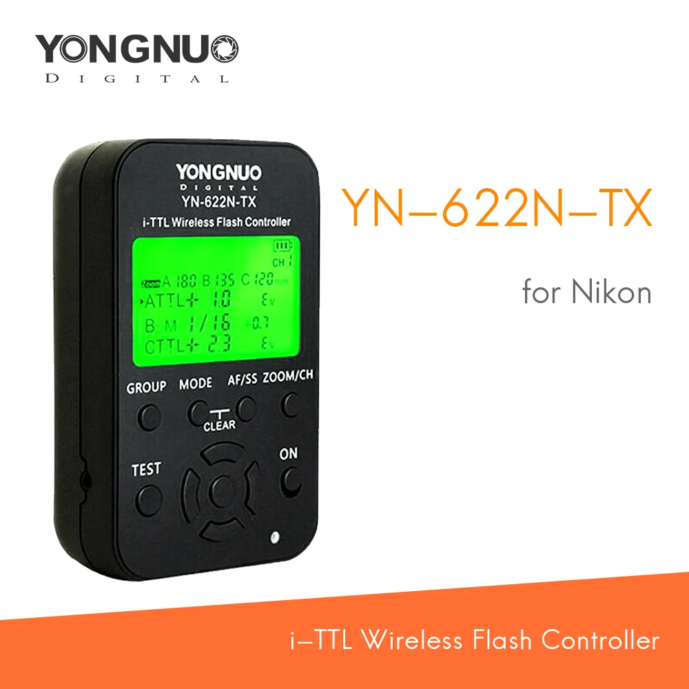 Yongnuo YN-622N-KIT или YN-622N-TX беспроводной триггер передатчик приемник i-ttl Flash контроллер HSS 1/8000 s для Nikon DSLR