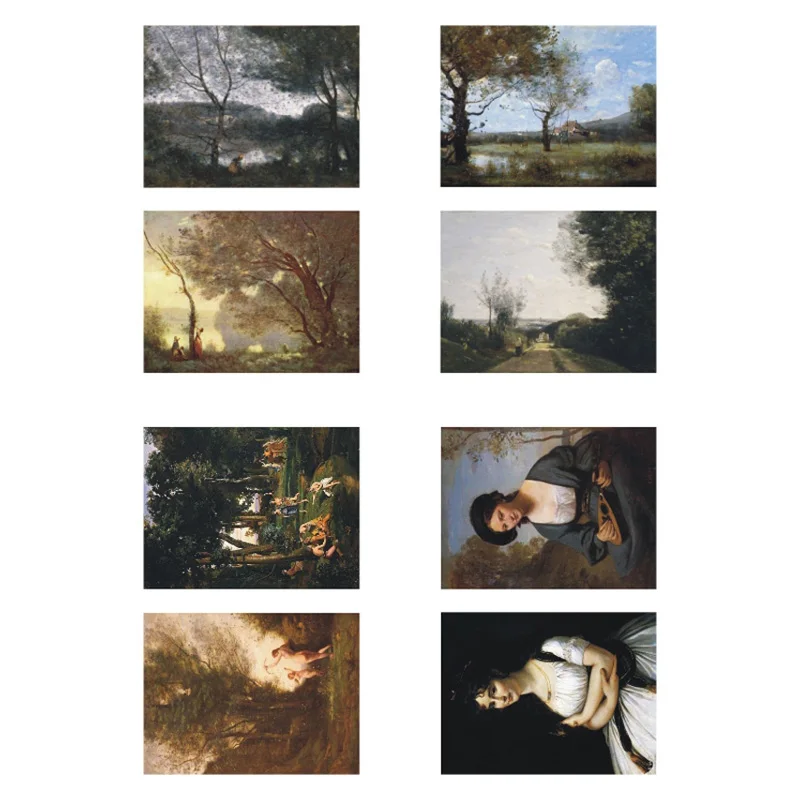 1 шт. Штумпф известная картина маслом сделай сам книга журнал Стикеры Арт Декор