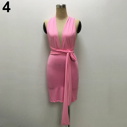 Женщины Лето Полым из Спинки Пакет Хип Сексуальная Сторона Повязку Dress | Женская