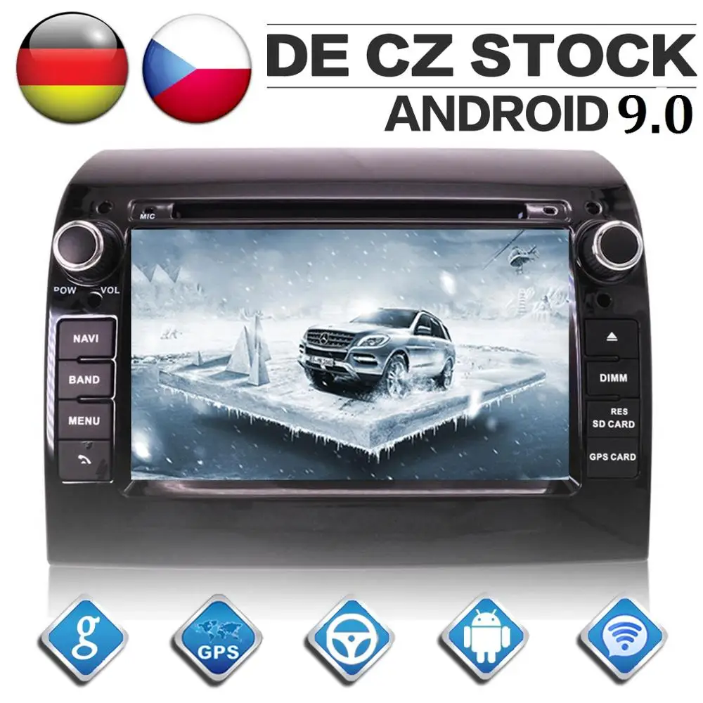 8 ядерный Android 9,0 автомобильный радиоприемник для FIAT Ducato/CITROEN Jumper/PEUGEOT Boxer 2011- gps навигация CD DVD плеер стерео блок