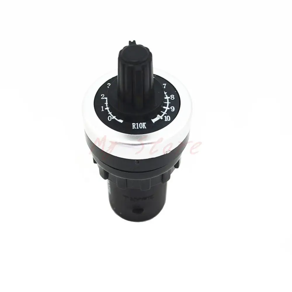 

LA42DWQ-22 22mm 1K 2K 5K 10K Ohm Variable Speed Drive Potentiometer vsd pot,default send 5 k