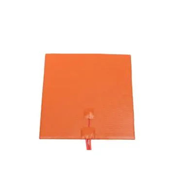 

300*300*1.5mm 250C Silicone 3D Printer Heat Bed 220v 825w Flexible Silicone Rubber Heater adhesive 1 face 1000mm lead wire 1side