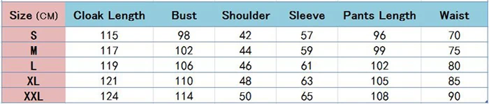 Cosplay&Ware [7]Anime Bleach Ulquiorra Cifer Cosplay Costume Full Set White Kendo Kimono Cloak Pants Belt Halloween Costumes -Cosplay&Ware anime Shop