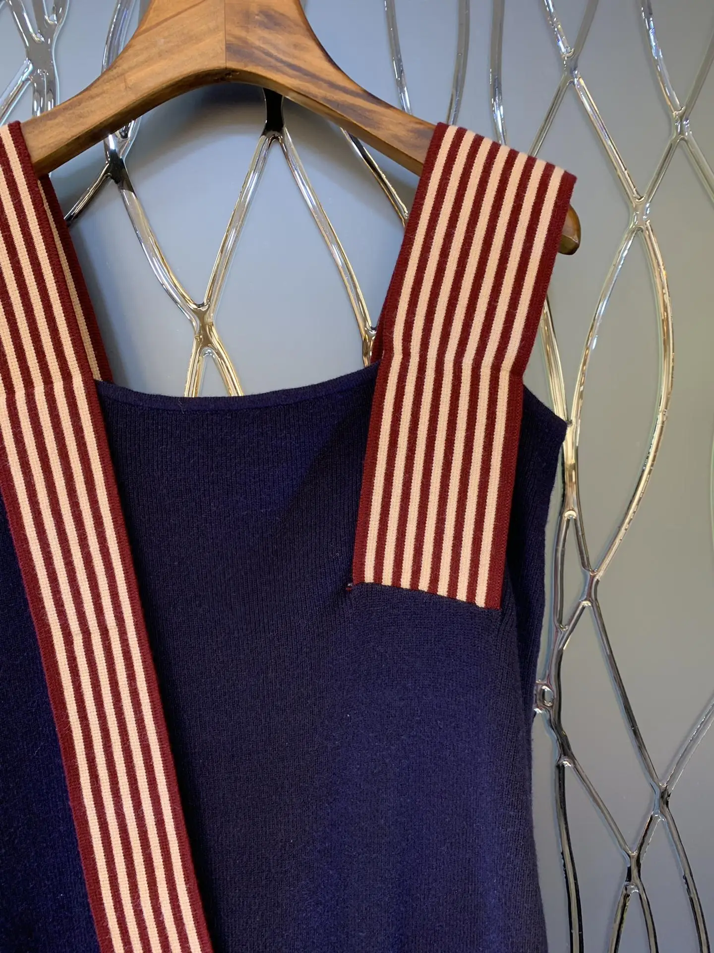 New Fishtail Swing Stripe Knitted Dress for Summer