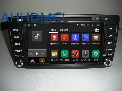 Perfect AHHDMCL Car Multimedia Player Stereo Radio Audio DVD Android 9.0 Navigation For Skoda Octavia 2005 2006 2007 2008 2013 2014~Up 1