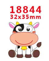 18844 30 шт мультфильм персонаж плоское украшение из смолы PR 17830 - Цвет: 18844