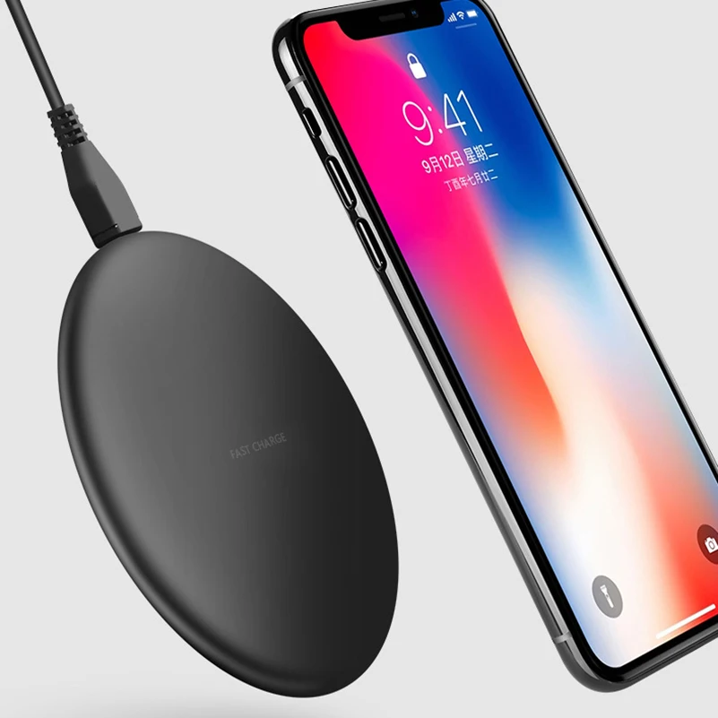 

Fast Wireless Charging Pad 10W Quick Qi Wireless Charger Mat For Samsung Galaxy S9 S8 Plus Note 9 Xiaomi iPhone X XS Max XR 8