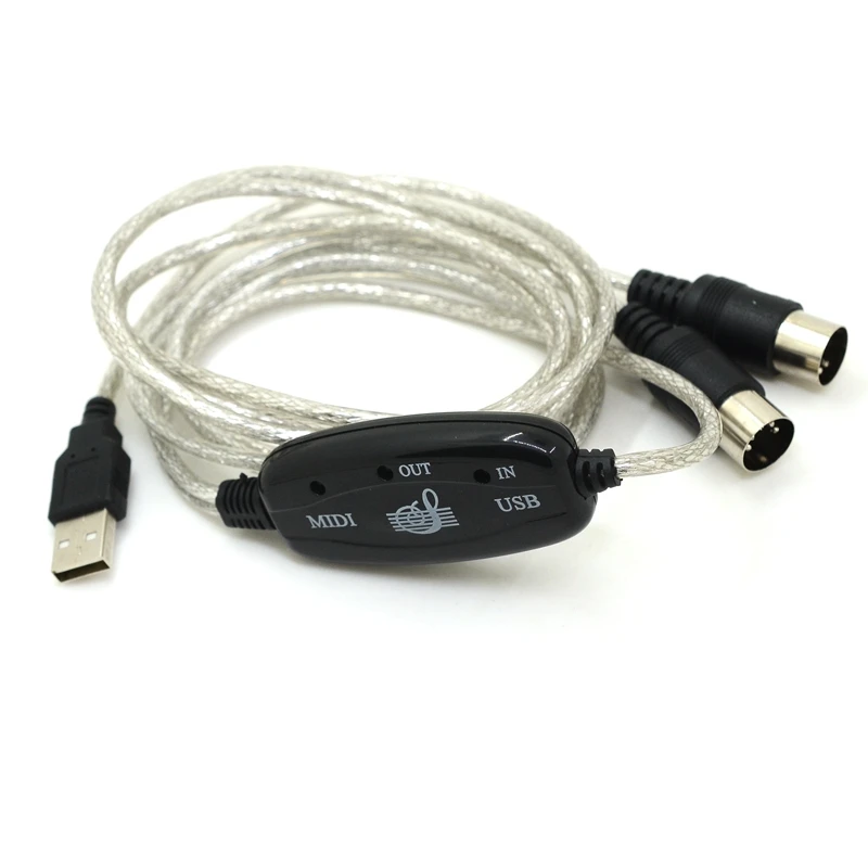 1,8 м линия для монтажа музыки MIDI к USB кабельная клавиатура музыкальный кабель MIDI высокого качества аксессуары для музыкальных инструментов