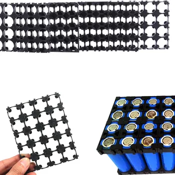 

10Pcs/Set Hot 4x5 Cell Battery Spacer 18650 Battery Radiating Shell Pack Plastic Heat Holder Bracket