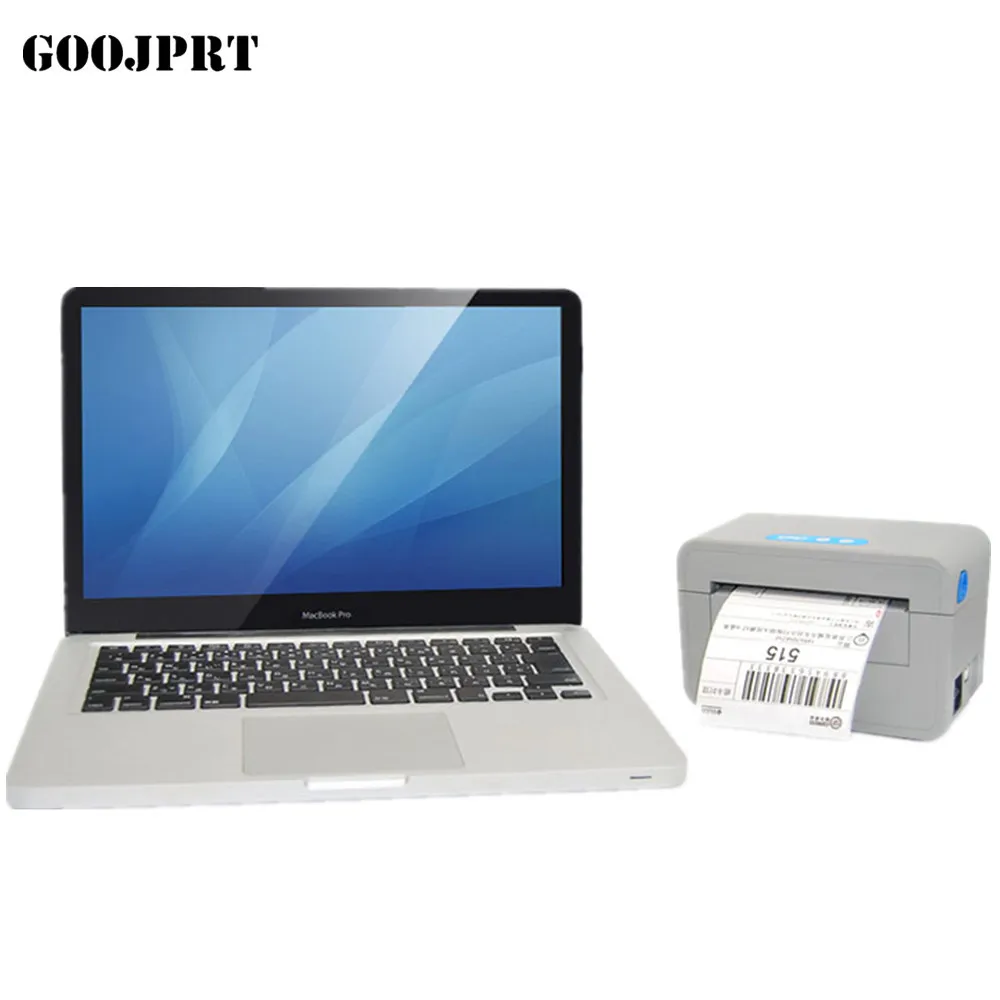 وصل 2018 جديد usb ميناء الشحن عنوان طابعة pos الطابعة الحرارية طابعة التسمية suppot ورقة العرض بين 40-120 ملليمتر
