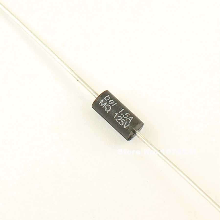 

10 Pcs Per Lot Bel Axial MQ Fuse 125V 1.5A 1.5 Amp