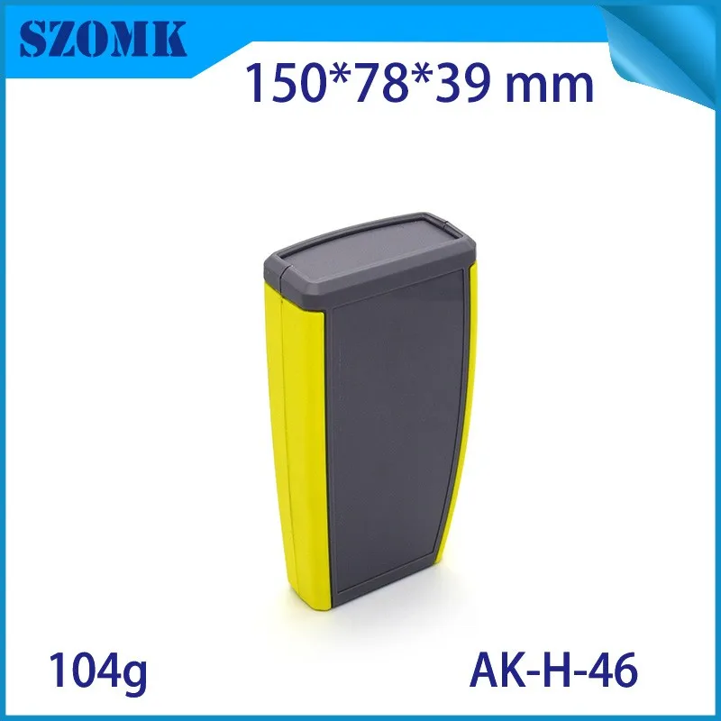 szomk new arrival plastic enclosure for electronics plastic case 2 AA battery abs plastic handheld control box electrical junction box enclosure housing  (14)