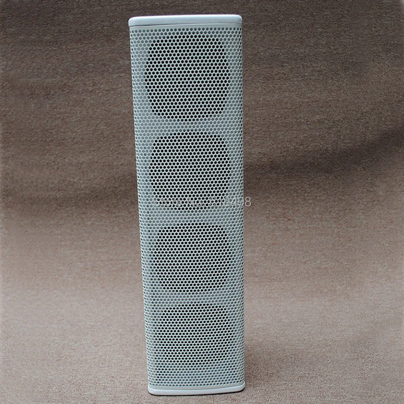 

L454 Compact Column PA Speaker 4.5 inch White Slim Loudspeaker Point Source Speaker