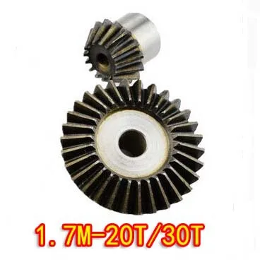 

1.7M-20T/30T Precision 90 Degree Cone Umbrella Bevel Gear Standard Gear