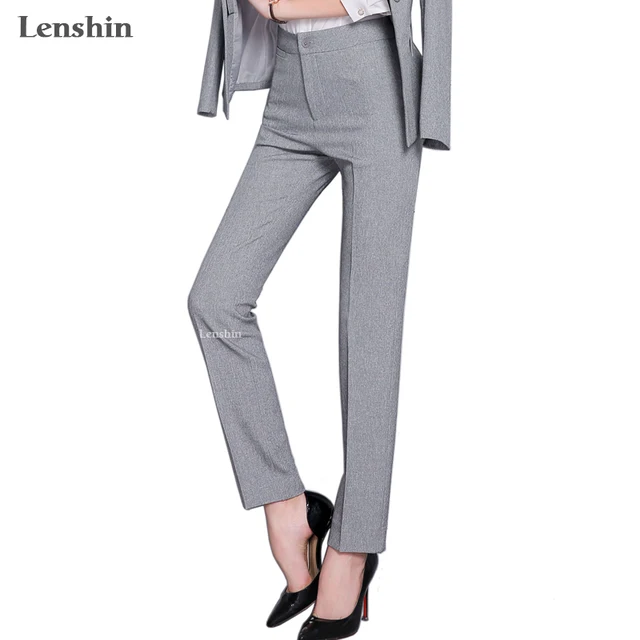 Full length professional business Formal pants women trousers girls