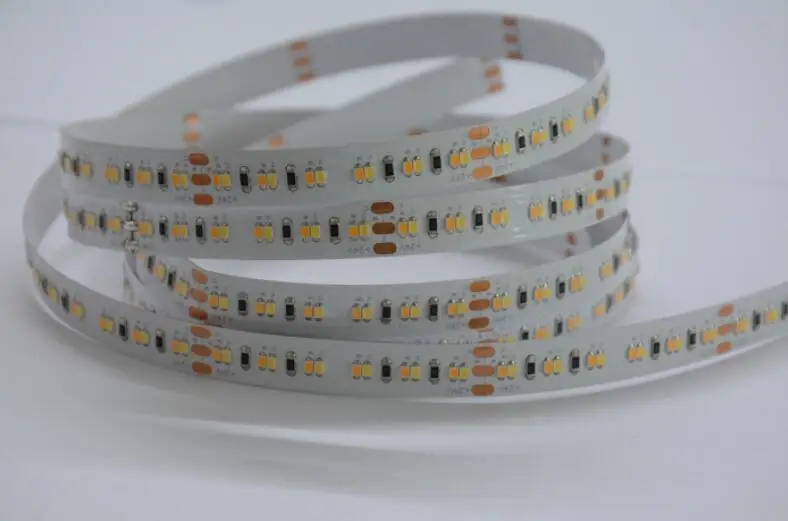 2216 CCT Светодиодная лента DC24V Регулируемая 240Led/m CRI&gt 90 белая печатная плата гибкая