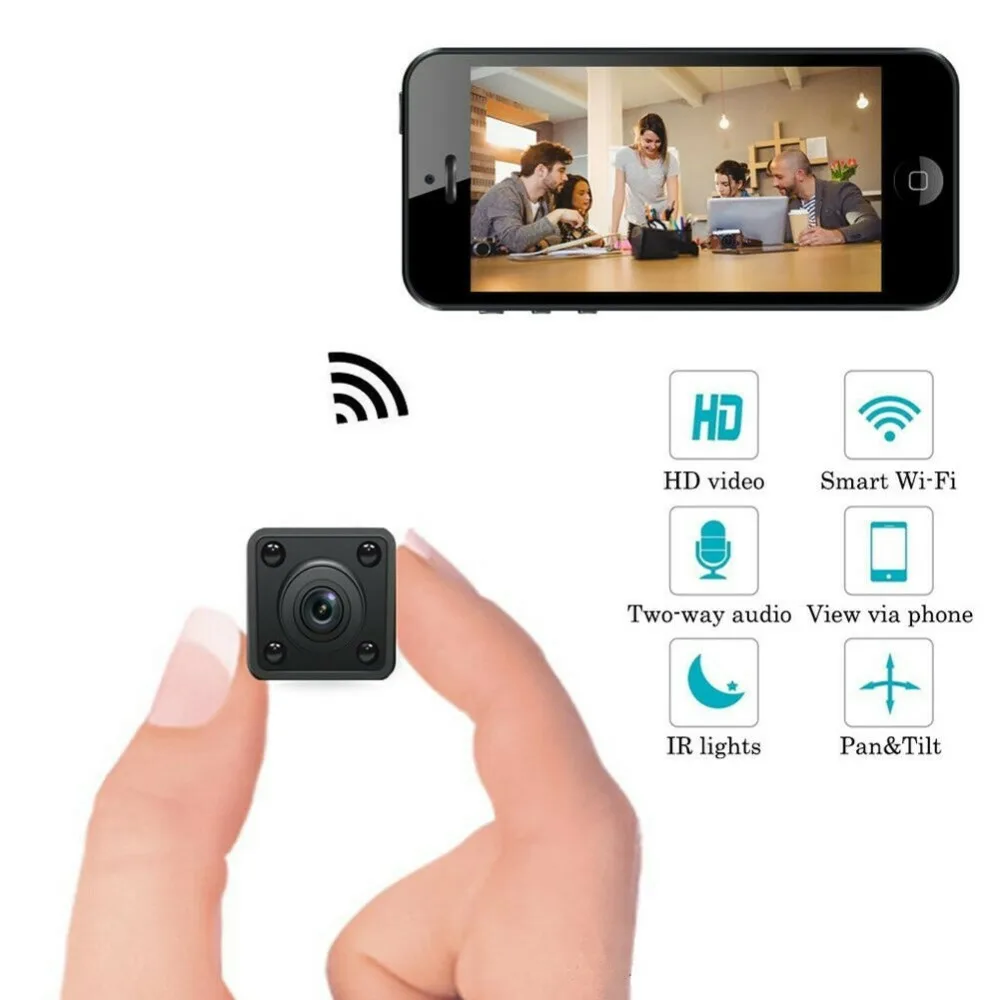 Camsoy Мини Wifi IP Беспроводная камера HD 1080P Инфракрасное Ночное Видение движения обнаружения безопасности наблюдения DV DVR видео рекордер