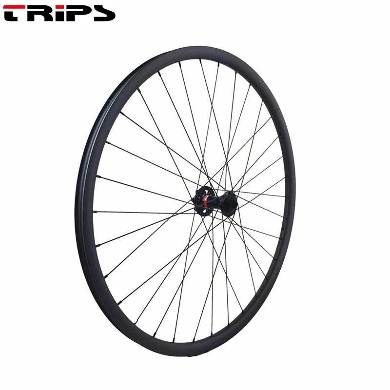 Top 29er Mountain Bikes carbon wheels 35mm width asymmetric tubeless MTB AM/DH Novatec D791-B15/D792-B12 carbon boost wheelset 32H 3