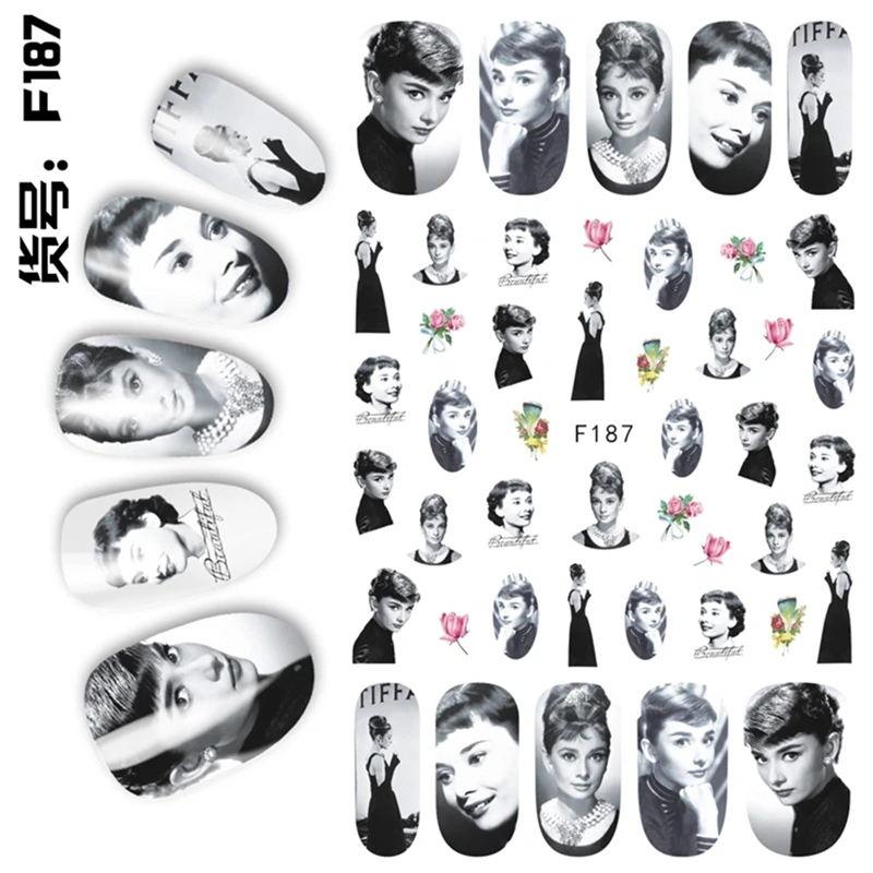 5 листов декоративные наклейки для ногтей|sticker decal|nail accessoriesnail design accessories |