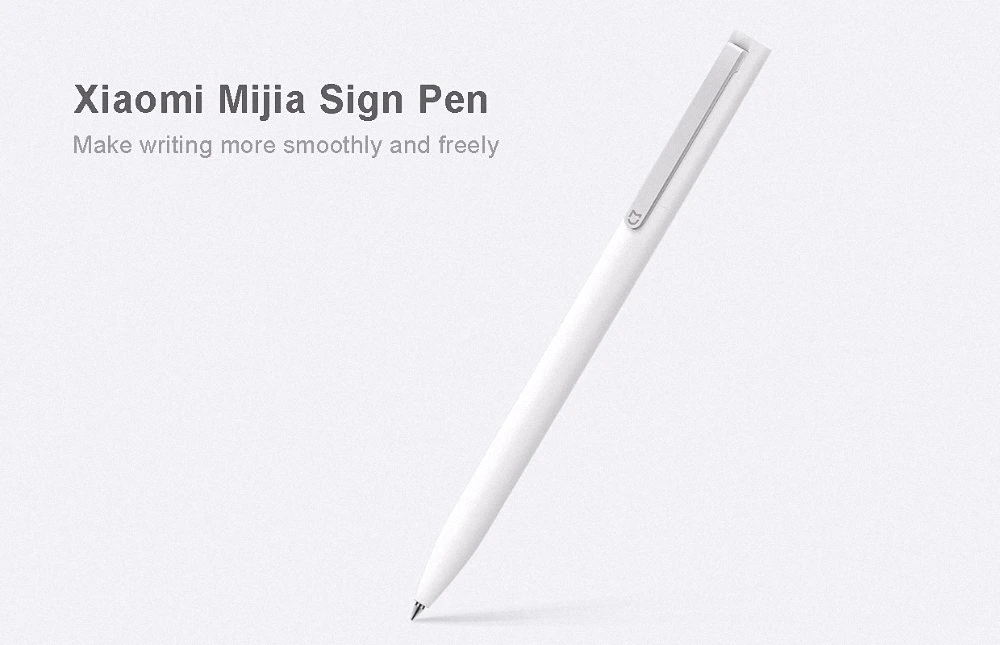 Xiaomi Mijia, ручка-знак, 9,5 мм, прочные ручки для подписи, японские чернила, Premec, гладкая, PREMEC, Швейцария, черный, заправка, MiKuni