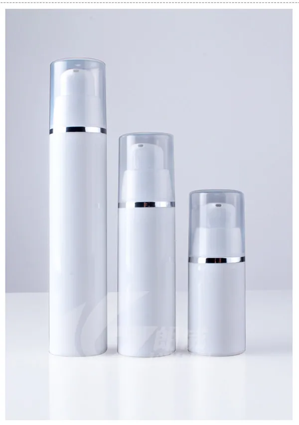 Емкость 30 мл 50 шт. оптовая продажа белый безвоздушного вакуумный насос лосьон бутылка для косметический контейнер