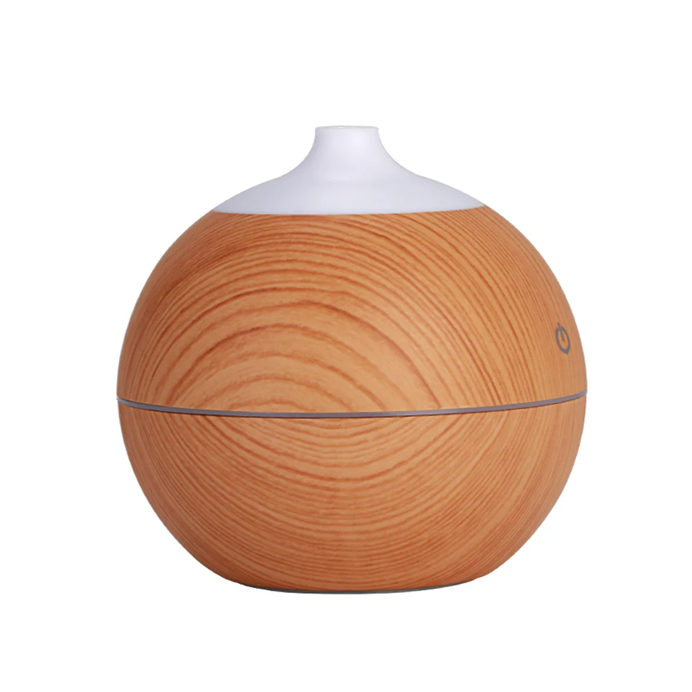 

2019 Drop Shpping Wood Grain LED Air Humidifier Aroma Diffuser Nebuliser Convenient Useful Moisture Colourful Noctilucan