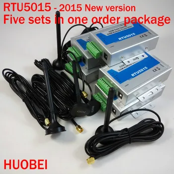 

freeship 5 sets Up to 999 Authorized number GSM Gate Door Opener Operator with SMS Remote Control 1 Output/2 Inputs RTU5015