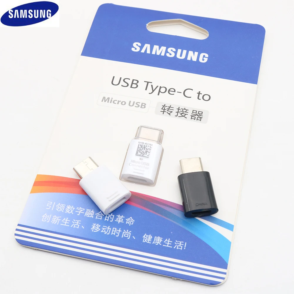 

Original for Samsung Micro USB TO USB3.1 Type-C Connector,DASH Data Cable Adapter,Converter,For Galaxy s8/s9/s10 Plus,A3 A5 2017