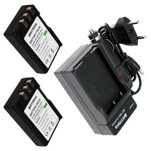 Kit de batterie Li-ion et chargeur pour appareil photo Nikon, 1800mAh, 2 pièces, EL9a, EL9a, D40, D60, D40X, D5000, D3000