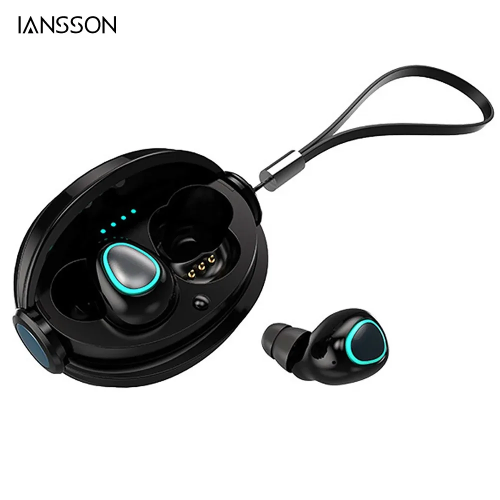 TWS Wireless Earphones Mini Bluetooth Headsets With Mic Charging Box Dual Earbuds Stereo in-Ear M7 Sweatproof Sport | Электроника