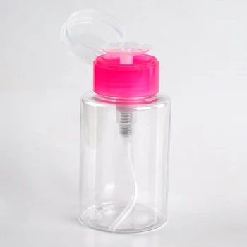 

1 Piece 150ML Portable Transparent PP Nail Polish Remover Bottle Empty Cosmetic Container For Nail Polish Cleaning Fluid