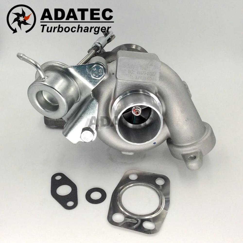 Новый турбокомпрессор TD02 49173-07507 49173-07508 турбина 3M5Q-6K682-DE 9657530580 турбо для Ford Fiesta VI 1 6
