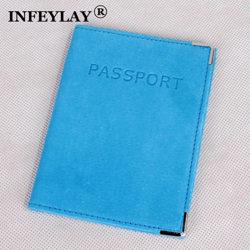 

High quality creative Wallet Russia selling Tourism Guarantee suede leather Passport business Card bag travel passport holder