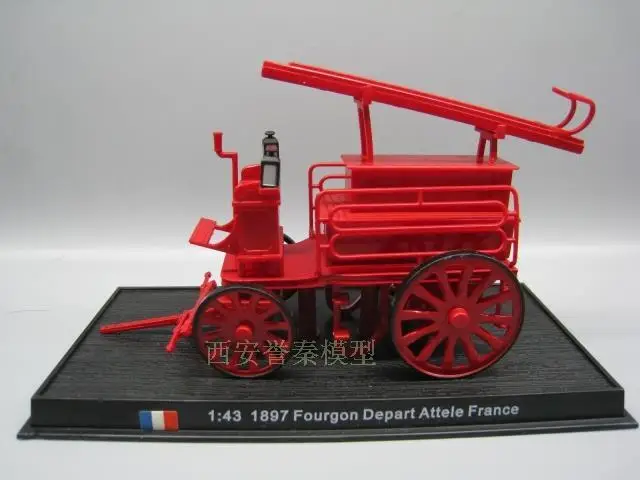 AMER 1/43 масштаб 1897 FOURGON Отойдите ATTELE Франция пожарная машина литая под давлением металлическая модель автомобиля игрушка для подарка/коллекции