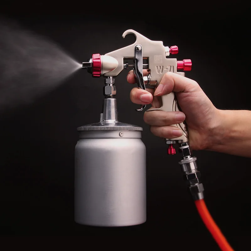 W71/W77 Professional Paint Spray Gun 1.3/1.5/1.8/2.0/2.5/3.0mm Painting gun for Furniture and Cars Based on Air Spray Gun
